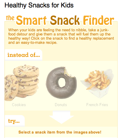 Healthy Snack Finder - FamilyEducation.com
